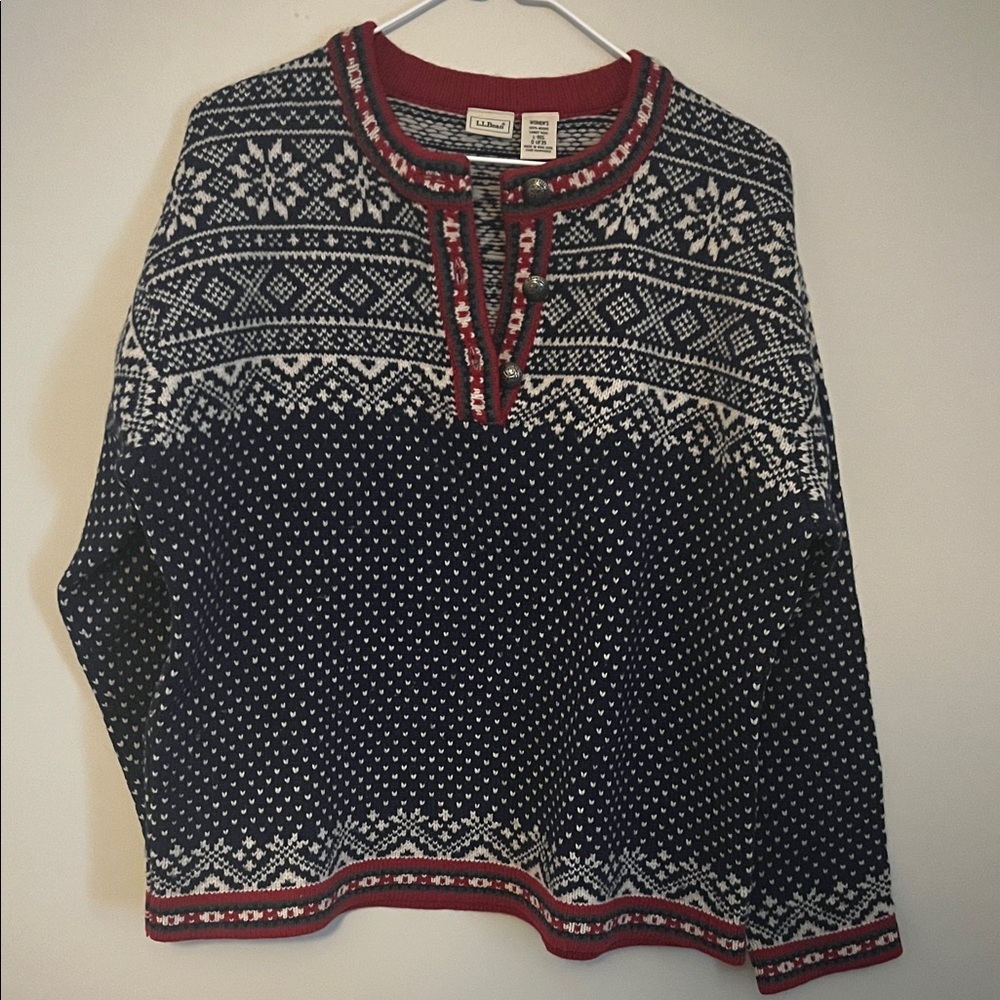 LLBean wool Henley